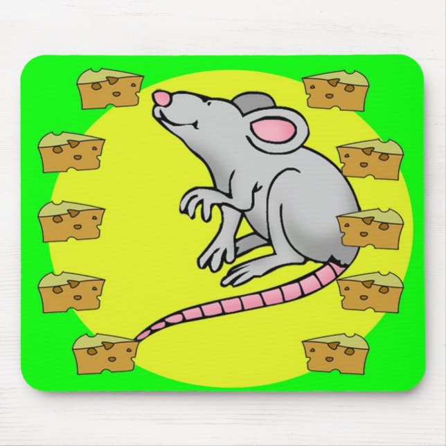 Rattenauflage Mousepad (Vorne)