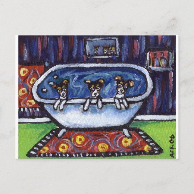 Rattenbad Postkarte (Vorderseite)