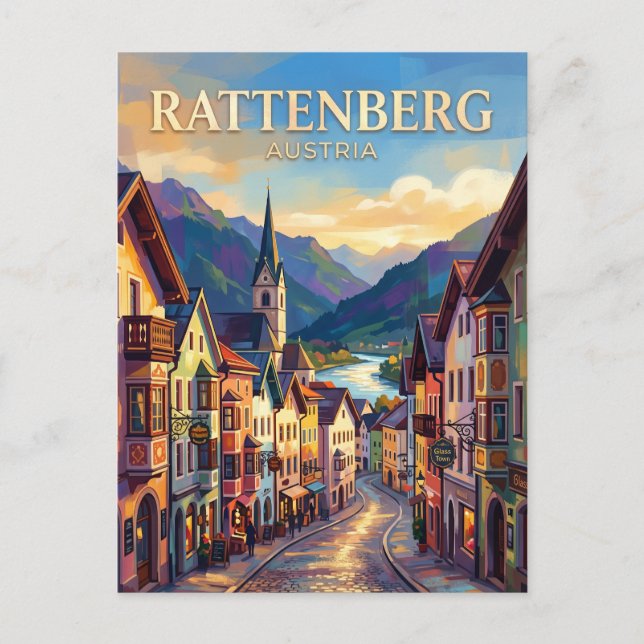 Rattenberg Österreich Postkarte (Vorderseite)