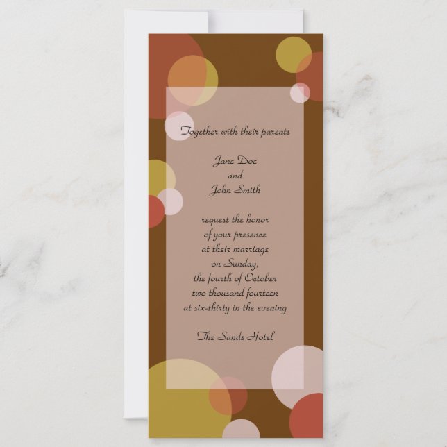 Rattenpackung - braun einladung (Vorderseite)