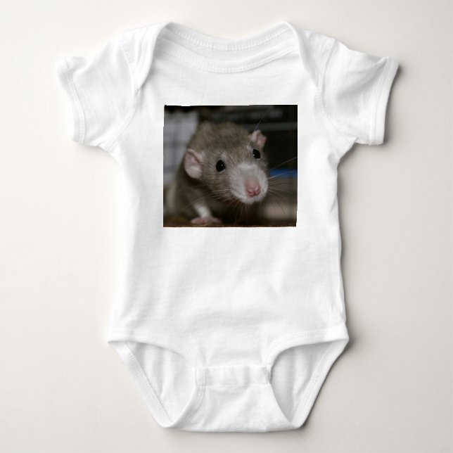 Rattenrat Baby Strampler (Vorderseite)
