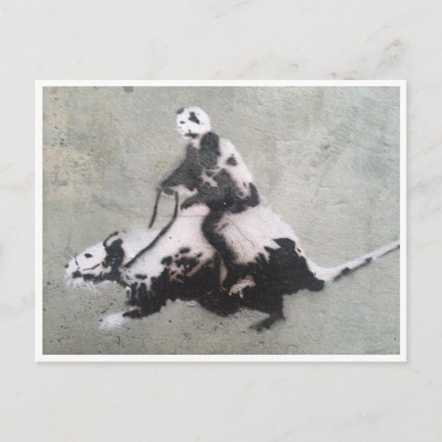 Rattenrennen Postkarte (Vorderseite)