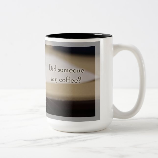 Rattie Kaffee-Zeit zwei tonte Tasse (Rechts)