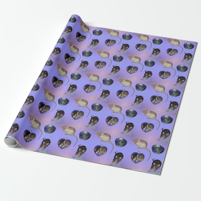 Rattie Wrapping Paper! Geschenkpapier (Ungerollt)