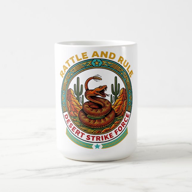 Rattle And Rule Desert Strike Force Kaffeetasse (Mittel)