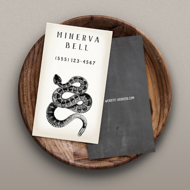Rattlesnake Calling Card Telefonnummerkarte (Von Creator hochgeladen)