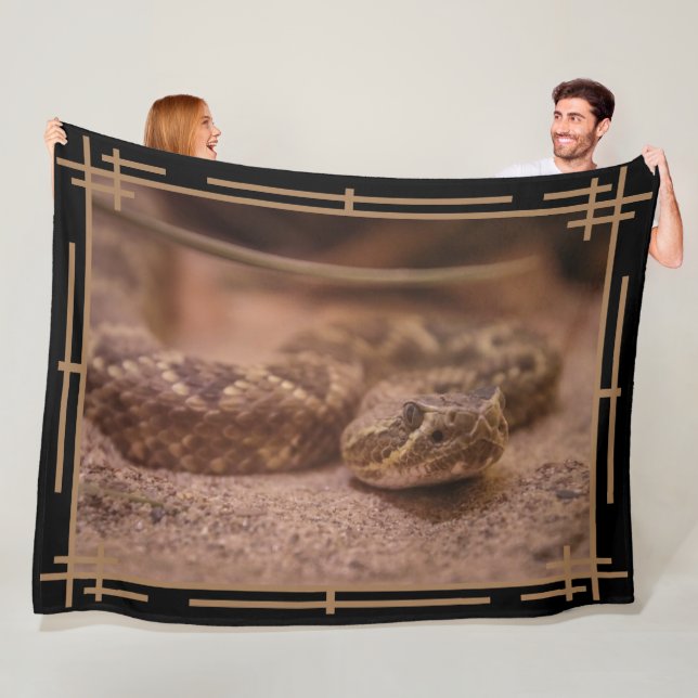 Rattlesnake Fleecedecke (Beispiel)