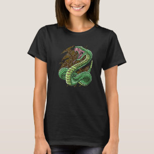 Rattlesnake für Schlangenzüchter Angry Snake T-Shirt