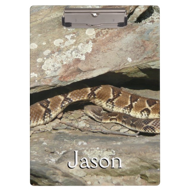 Rattlesnake im Shenandoah-Nationalpark Klemmbrett (Vorderseite)