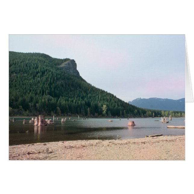 Rattlesnake Lake, Washington Blank Card (Vorderseite (Horizontal))