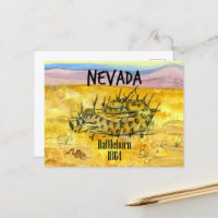 Rattlesnake Nevada Battleborn 1864 Wüstenberge