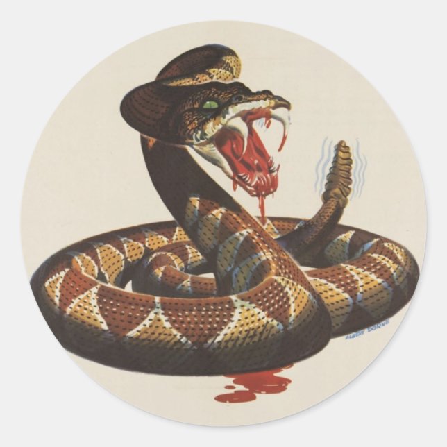 Rattlesnake Sticker (Vorderseite)