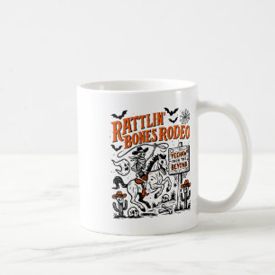 Rattlin' Bone Rodeo Western Cowboy Halloween Spook Kaffeetasse