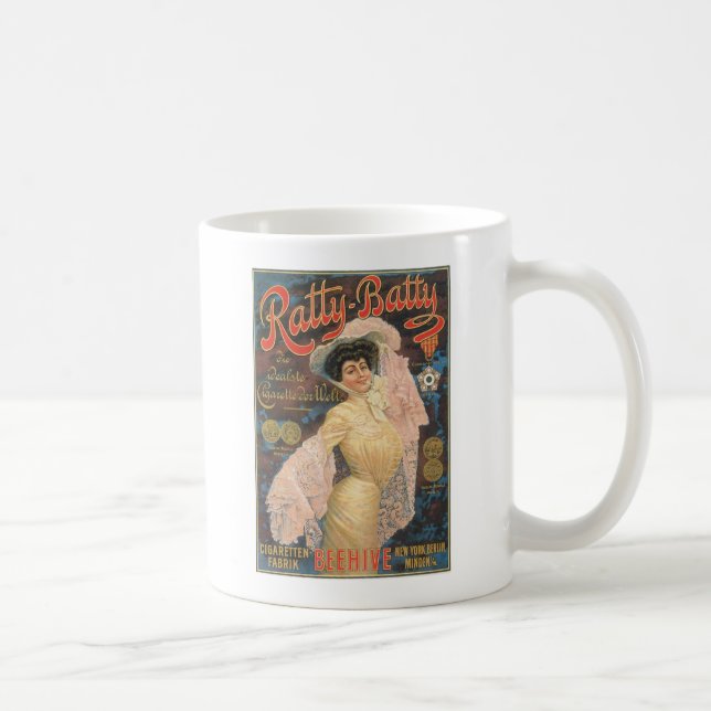 Ratty Batty Cigarette Paper 1910 Kaffeetasse (Rechts)