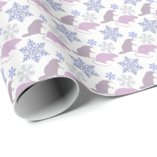 Ratty Weihnachtsratte Geschenkpapier