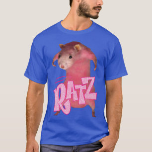 Ratz Pink Long Meme Funny Mouse Kostüm Ugly Chris T-Shirt