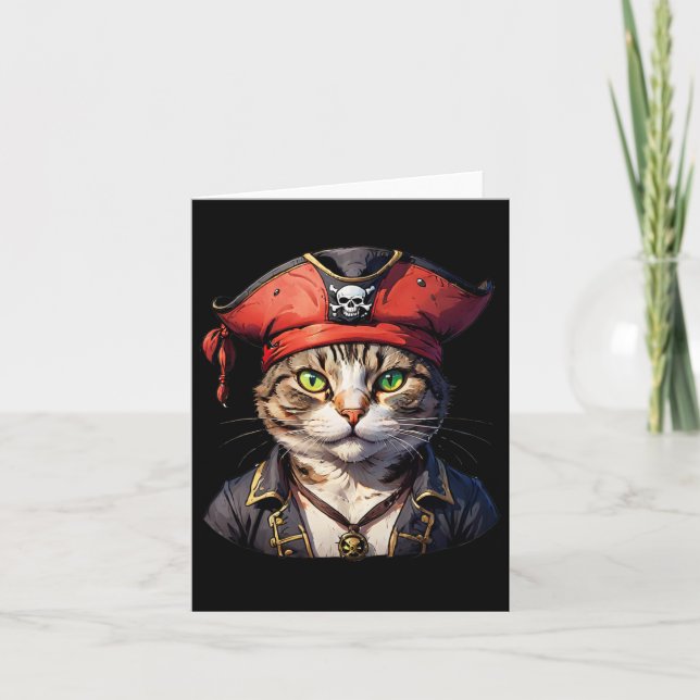 Raub und Katze Karte (Vorderseite)