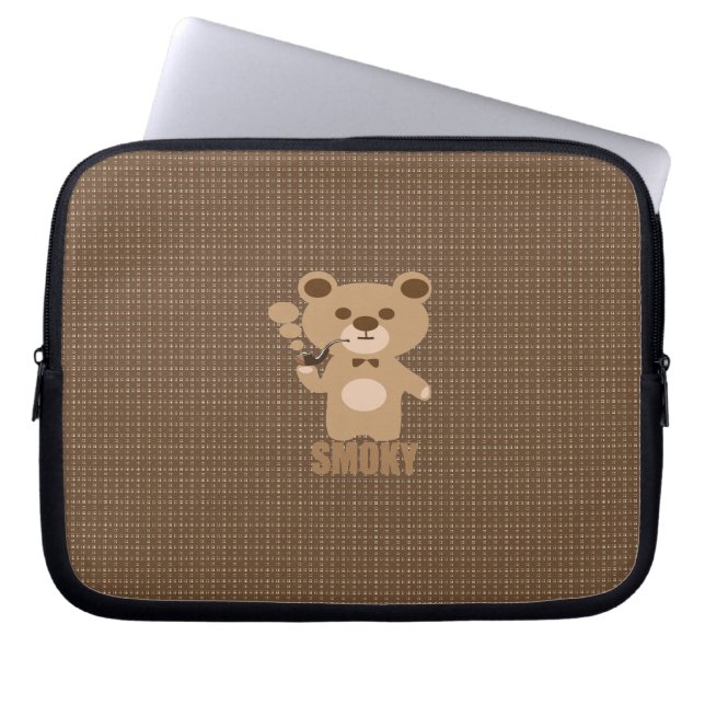 Raubbär Laptopschutzhülle (Vorderseite)