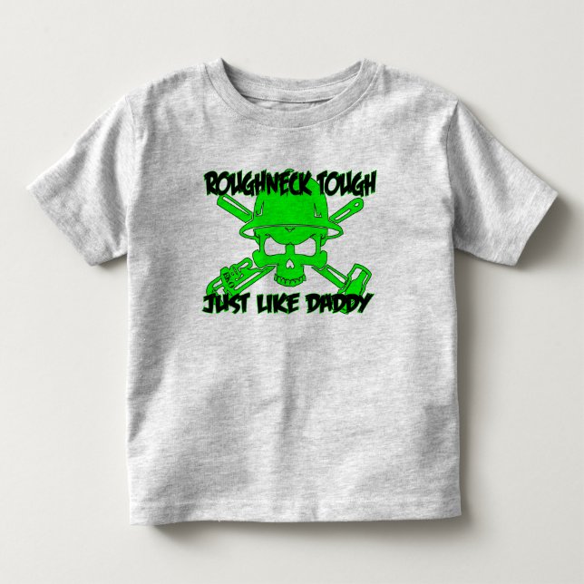 Raubein stark, wie Vati Kleinkind T-shirt (Vorderseite)