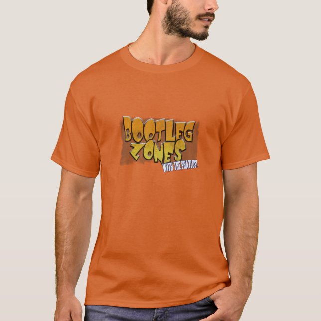 Raubkopie teilt T - Shirt in Zonen auf (Vorderseite)