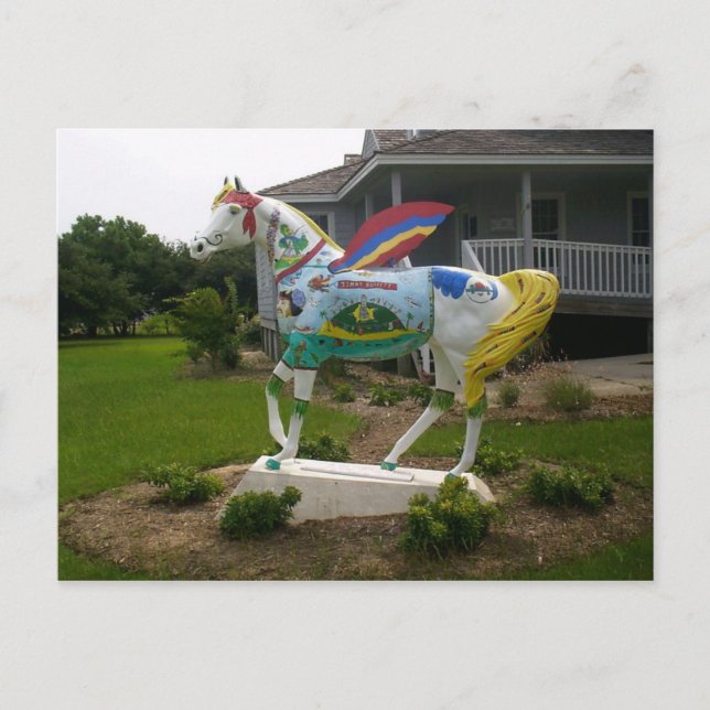 Raubpferd Postkarte (Vorderseite)