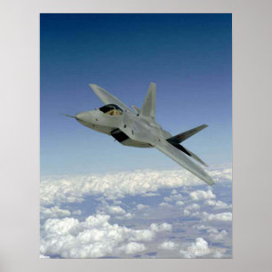 Raubvogel F-22 Poster