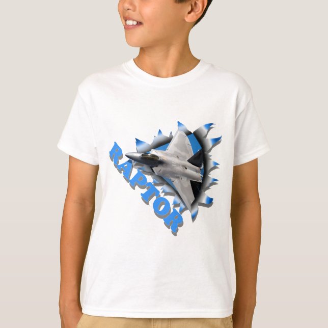 Raubvogel F 22 T-Shirt (Vorderseite)