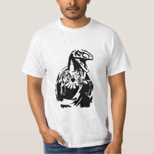 Raubvogel-Jesus-Schablone T-Shirt
