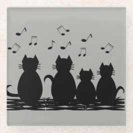 Raubzug Glasuntersetzer