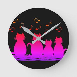 Raubzug Runde Wanduhr