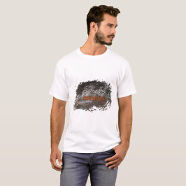 Rauch auf dem Ziegelstein-grundlegenden T - Shirt