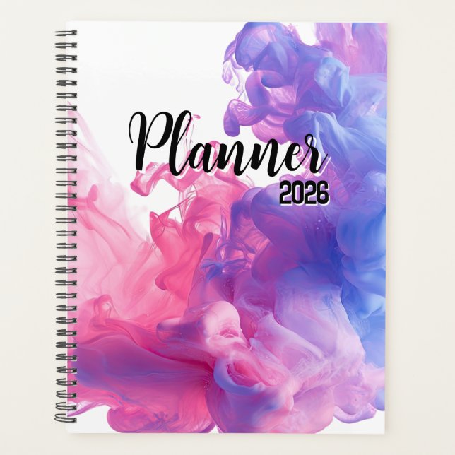 Rauch diffus rosa und lila  planer (Vorderseite)