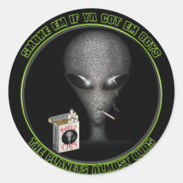 Rauch mich, wenn du mich got! Aufkleber