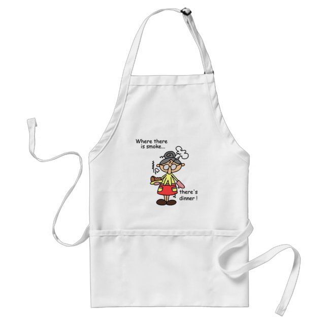 Rauch und Abendessen-T-Shirts und Geschenke Schürze (Vorne)