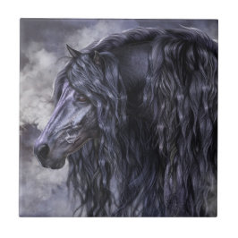 Rauch-und Ebenholz-Kunst-Fliese Fliese