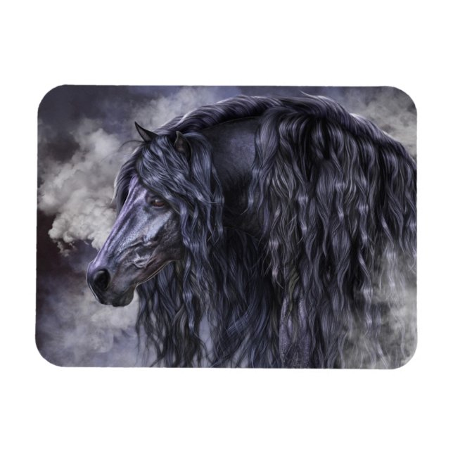 Rauch und Ebony Flexi Magnet (Horizontal)