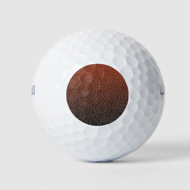 Rauch und Feuer Golfball (Vorderseite)