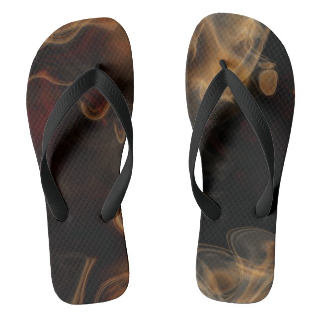 Rauch und Flammen Flip Flops (Fußbett)