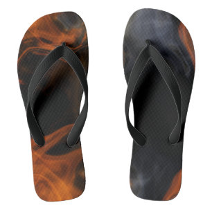 Rauch und Flammen Flip Flops