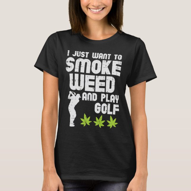 Rauch Week Golf Golfspielen Golfer Der Golfer Ston T-Shirt (Vorderseite)