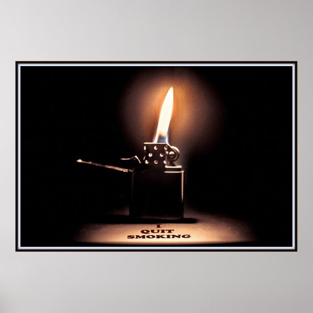 Rauchen beenden poster (Vorne)