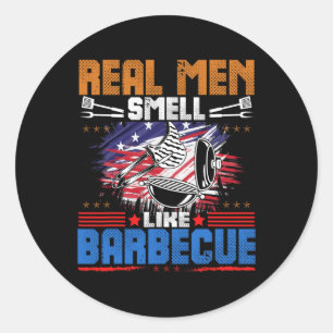 Rauchen Grillen Grillen Fleisch Raucher Runder Aufkleber