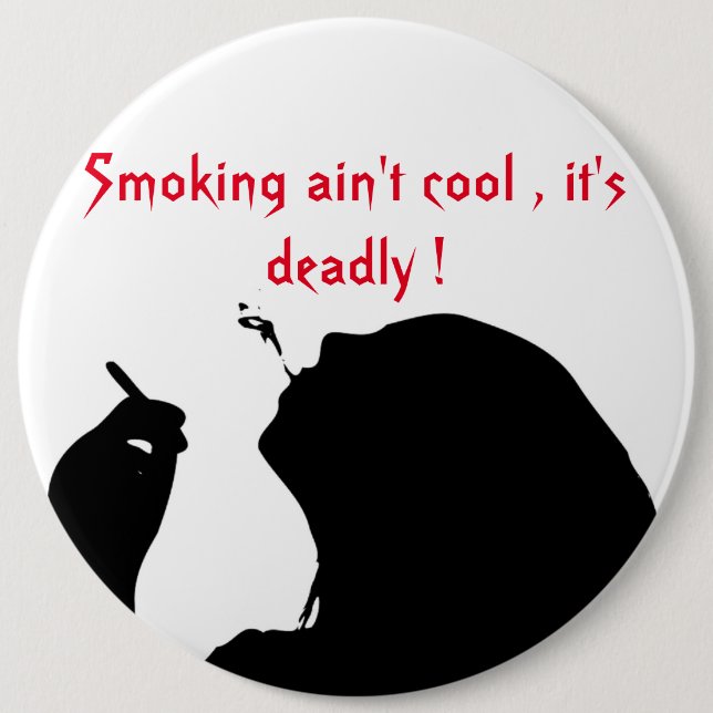 RAUCHEN IST NICHT COOL, ES IST TOD BUTTON (Vorderseite)