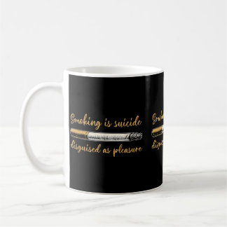 Rauchen ist Selbstmord, getarnt als Lust Design Kaffeetasse
