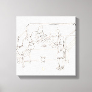 Rauchen Leinwanddruck