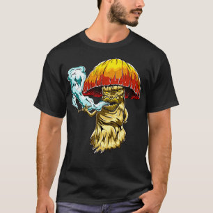 Rauchen Pilzmittel Pipe Psychedelic Magic Mush T-Shirt