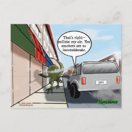 Rauchen rücksichtslos? postkarte