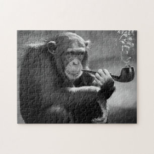 Rauchen Schimpanse, Jigsaw Puzzle