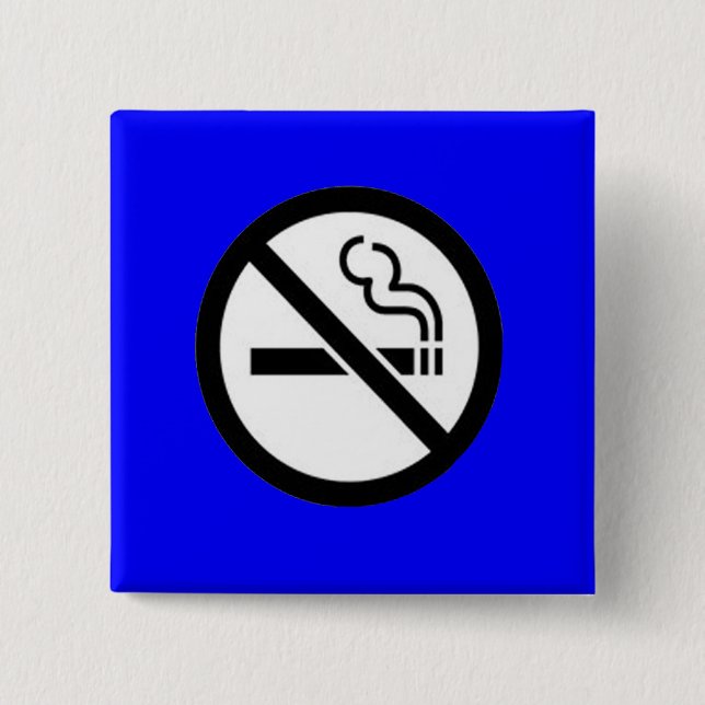 Rauchen verboten button (Vorderseite)