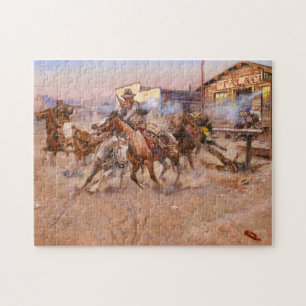 Rauchen von einem. 45.1908 von Charles Marion Russ